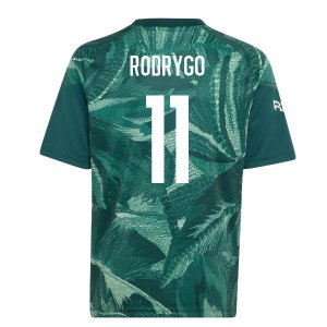 2026-2027 Real Madrid Pre-Match Shirt (Aurora Ivy) - Kids (Rodrygo 11)
