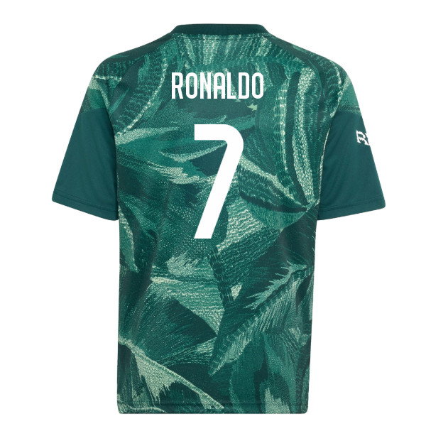 2026-2027 Real Madrid Pre-Match Shirt (Aurora Ivy) - Kids (Ronaldo 7)