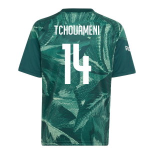 2026-2027 Real Madrid Pre-Match Shirt (Aurora Ivy) - Kids (Tchouameni 14)