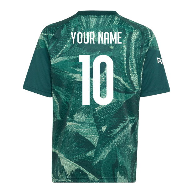 2026-2027 Real Madrid Pre-Match Shirt (Aurora Ivy) - Kids (Your Name)