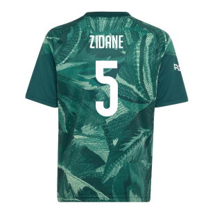 2026-2027 Real Madrid Pre-Match Shirt (Aurora Ivy) - Kids (Zidane 5)