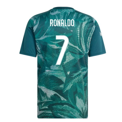 2026-2027 Real Madrid Pre-Match Shirt (Aurora Ivy) (Ronaldo 7)