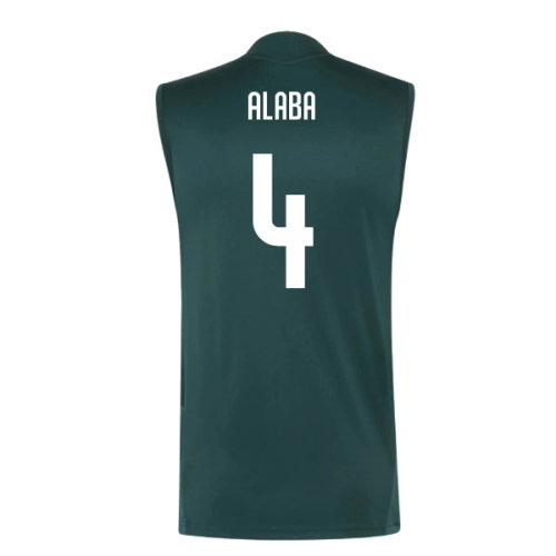 2026-2027 Real Madrid Sleeveless Training Jersey (Aurora Ivy) (Alaba 4)