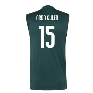 2026-2027 Real Madrid Sleeveless Training Jersey (Aurora Ivy) (Arda Guler 15)
