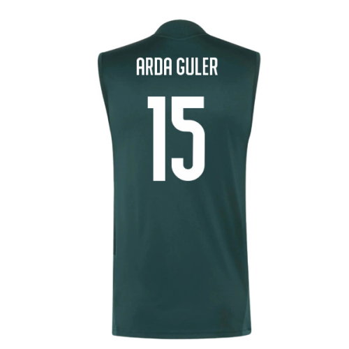 2026-2027 Real Madrid Sleeveless Training Jersey (Aurora Ivy) (Arda Guler 15)
