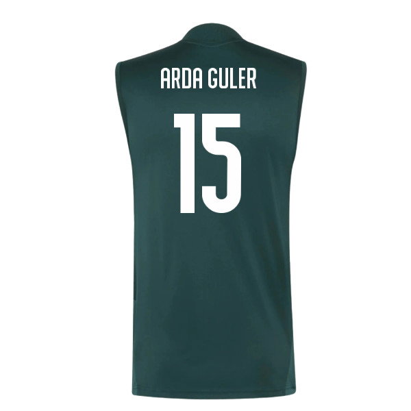 2026-2027 Real Madrid Sleeveless Training Jersey (Aurora Ivy) (Arda Guler 15)