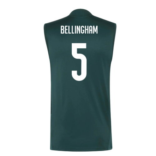 2026-2027 Real Madrid Sleeveless Training Jersey (Aurora Ivy) (Bellingham 5)