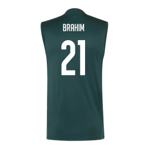 2026-2027 Real Madrid Sleeveless Training Jersey (Aurora Ivy) (Brahim 21)