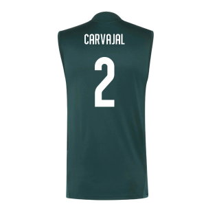 2026-2027 Real Madrid Sleeveless Training Jersey (Aurora Ivy) (Carvajal 2)