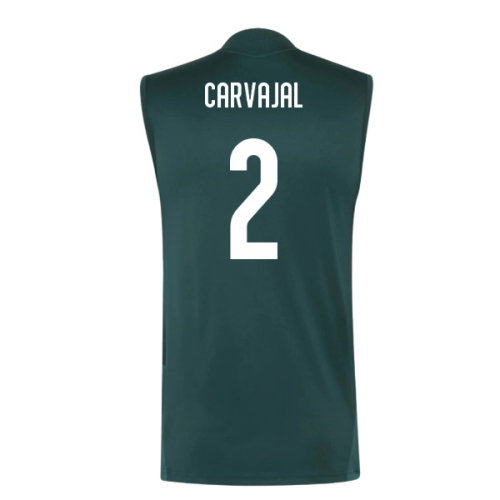 2026-2027 Real Madrid Sleeveless Training Jersey (Aurora Ivy) (Carvajal 2)
