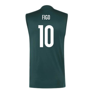 2026-2027 Real Madrid Sleeveless Training Jersey (Aurora Ivy) (Figo 10)