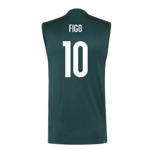 2026-2027 Real Madrid Sleeveless Training Jersey (Aurora Ivy) (Figo 10)