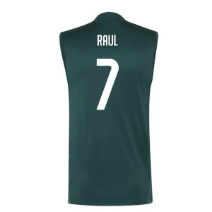 2026-2027 Real Madrid Sleeveless Training Jersey (Aurora Ivy) (Raul 7)