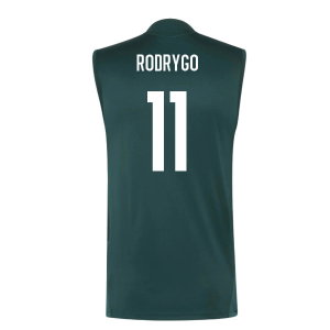 2026-2027 Real Madrid Sleeveless Training Jersey (Aurora Ivy) (Rodrygo 11)
