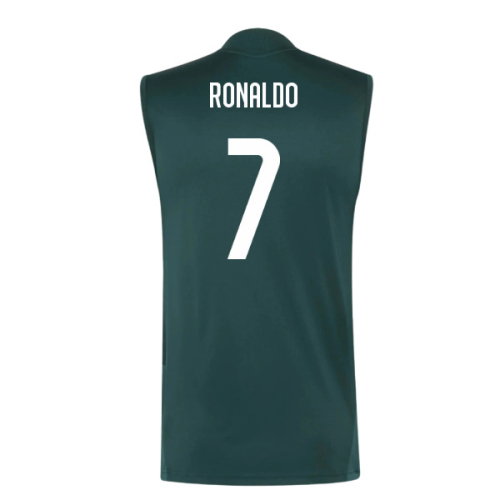 2026-2027 Real Madrid Sleeveless Training Jersey (Aurora Ivy) (Ronaldo 7)