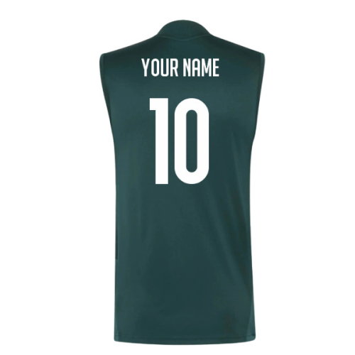 2026-2027 Real Madrid Sleeveless Training Jersey (Aurora Ivy) (Your Name)