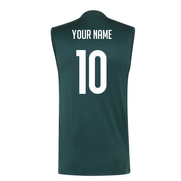 2026-2027 Real Madrid Sleeveless Training Jersey (Aurora Ivy) (Your Name)
