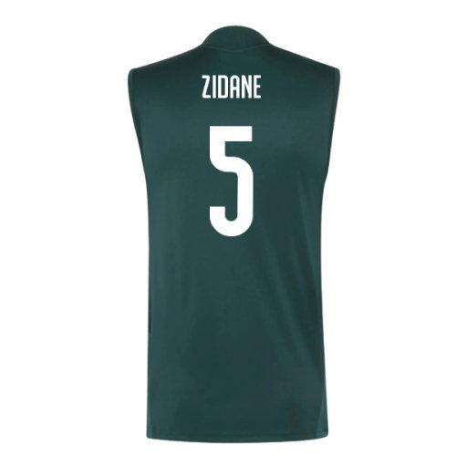 2026-2027 Real Madrid Sleeveless Training Jersey (Aurora Ivy) (Zidane 5)