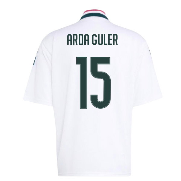 2026-2027 Real Madrid Stadium Jersey (White) (Arda Guler 15)