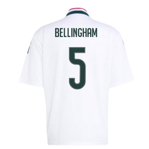 2026-2027 Real Madrid Stadium Jersey (White) (Bellingham 5)