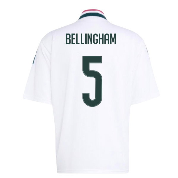 2026-2027 Real Madrid Stadium Jersey (White) (Bellingham 5)
