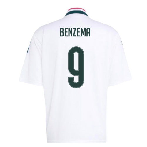 2026-2027 Real Madrid Stadium Jersey (White) (Benzema 9)