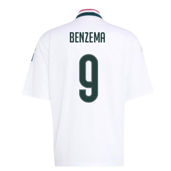 2026-2027 Real Madrid Stadium Jersey (White) (Benzema 9)
