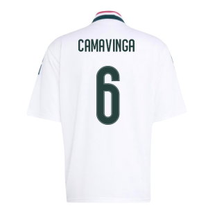 2026-2027 Real Madrid Stadium Jersey (White) (Camavinga 6)