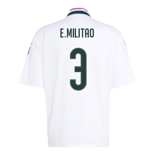 2026-2027 Real Madrid Stadium Jersey (White) (E.Militao 3)
