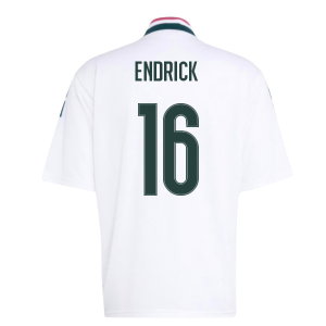 2026-2027 Real Madrid Stadium Jersey (White) (Endrick 16)