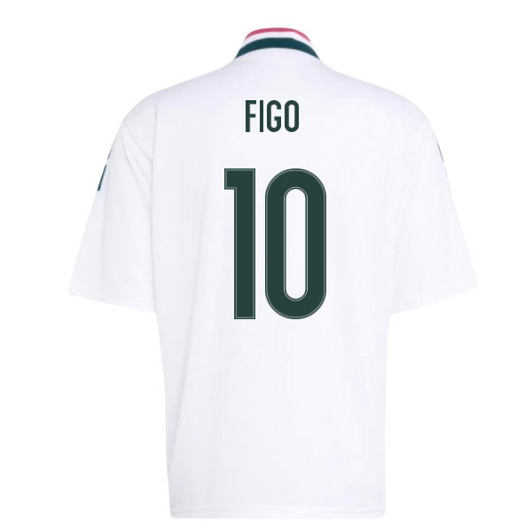2026-2027 Real Madrid Stadium Jersey (White) (Figo 10)