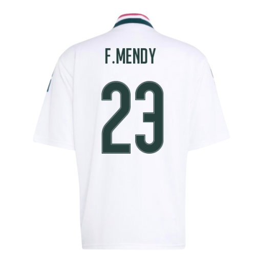 2026-2027 Real Madrid Stadium Jersey (White) (F.Mendy 23)