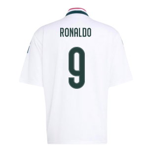 2026-2027 Real Madrid Stadium Jersey (White) (Ronaldo 9)