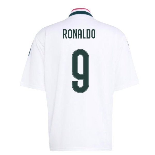2026-2027 Real Madrid Stadium Jersey (White) (Ronaldo 9)