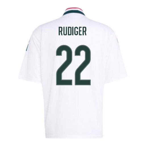 2026-2027 Real Madrid Stadium Jersey (White) (Rudiger 22)