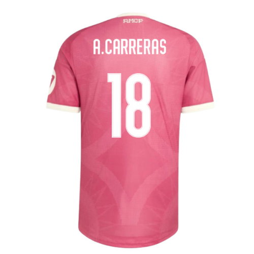 2026-2027 Real Madrid Third Authentic Shirt (Pink) (A.Carreras 18)