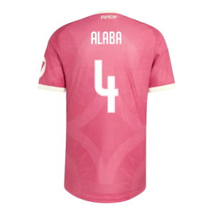 2026-2027 Real Madrid Third Authentic Shirt (Pink) (Alaba 4)