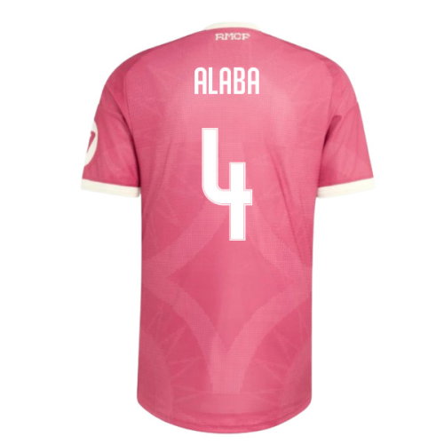 2026-2027 Real Madrid Third Authentic Shirt (Pink) (Alaba 4)