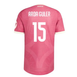 2026-2027 Real Madrid Third Authentic Shirt (Pink) (Arda Guler 15)