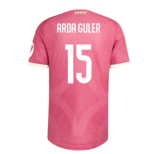 2026-2027 Real Madrid Third Authentic Shirt (Pink) (Arda Guler 15)