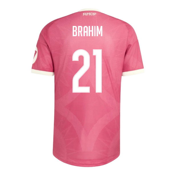 2026-2027 Real Madrid Third Authentic Shirt (Pink) (Brahim 21)