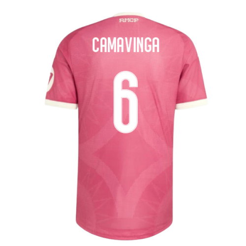 2026-2027 Real Madrid Third Authentic Shirt (Pink) (Camavinga 6)