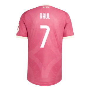 2026-2027 Real Madrid Third Authentic Shirt (Pink) (Raul 7)