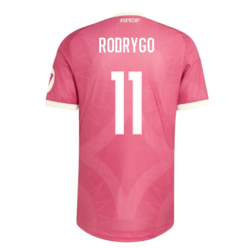 2026-2027 Real Madrid Third Authentic Shirt (Pink) (Rodrygo 11)