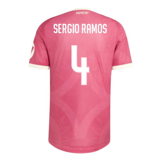 2026-2027 Real Madrid Third Authentic Shirt (Pink) (Sergio Ramos 4)