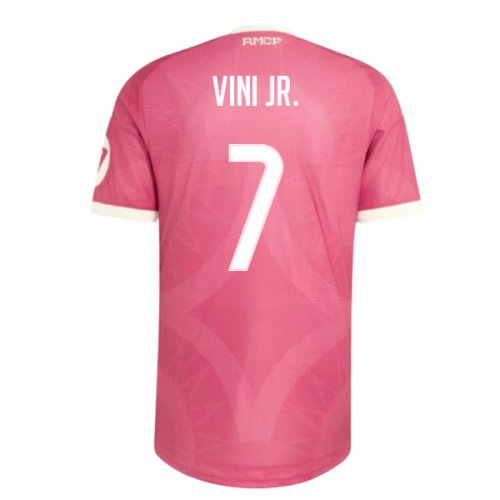 2026-2027 Real Madrid Third Authentic Shirt (Pink) (Vini Jr. 7)