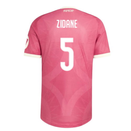 2026-2027 Real Madrid Third Authentic Shirt (Pink) (Zidane 5)