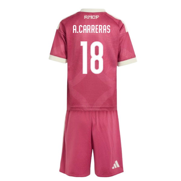 2026-2027 Real Madrid Third Mini Kit (A.Carreras 18)