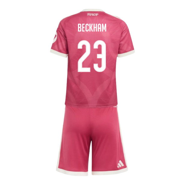 2026-2027 Real Madrid Third Youth Kit (Beckham 23)