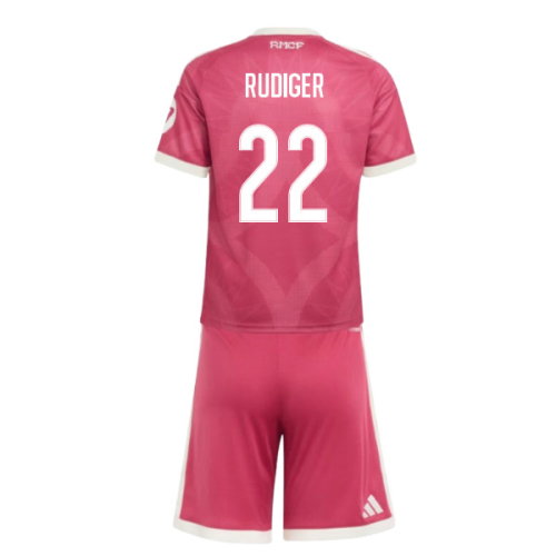 2026-2027 Real Madrid Third Youth Kit (Rudiger 22)